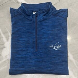 Men's “Whisper Rock”private course Blue 1/4 golf pullover Men’s